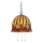 Quoizel - Suspension sur chaîne Tiffany ROSECLIFFE 3xE27/100W/230V