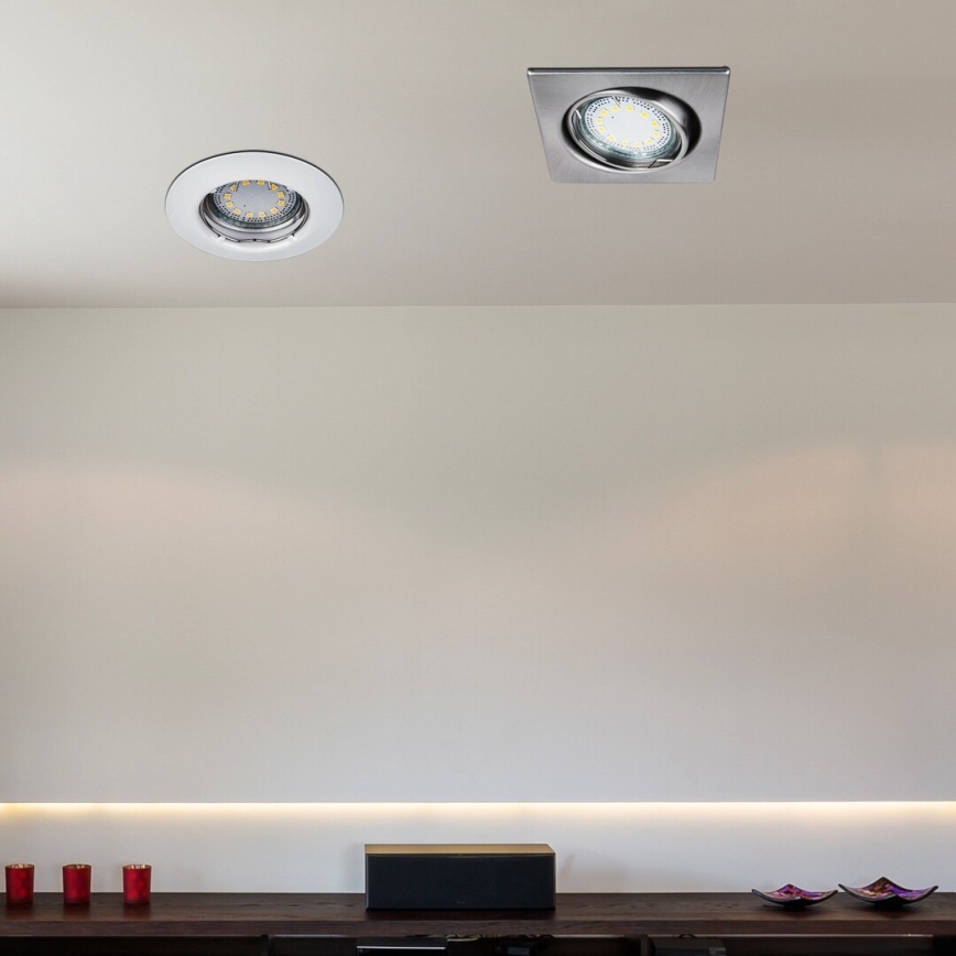 Rabalux - LOT 3xLED Spot encastrable 3xGU10/3W/230V IP40