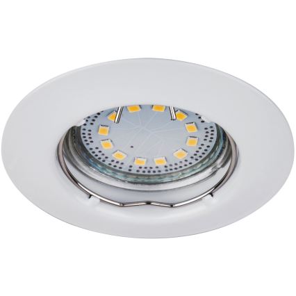 Rabalux - Lot de 3 spots LED encastrés, culot 1x GU10 (3W, 230V), IP40