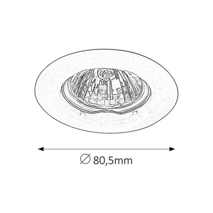 Rabalux 1088 - Luminaire encastrable SPOT RELIGHT 1xGU5,3/50W/12V