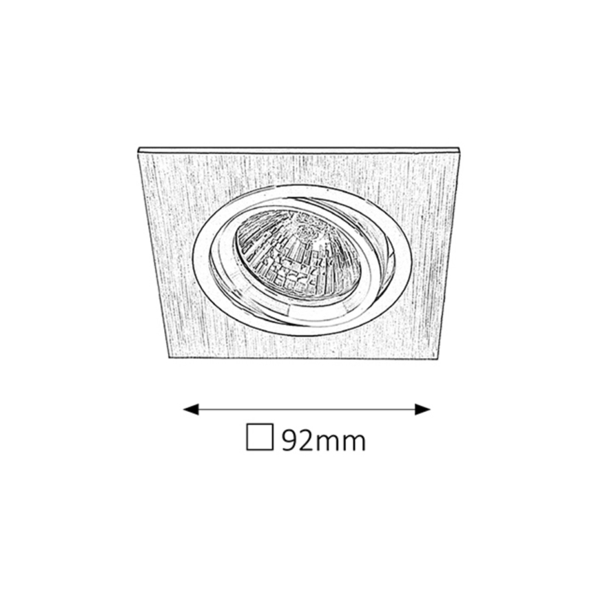 Rabalux - Spot encastrable 1xGU5,3/50W/12V