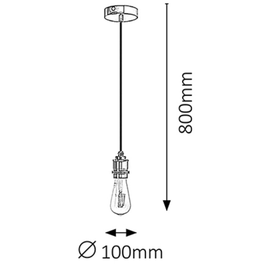 Rabalux - Suspension E27/40W chrome brillant