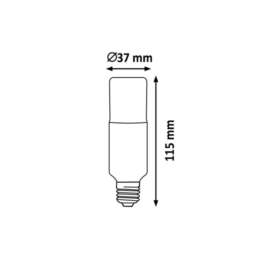 Rabalux - Ampoule LED T37 E27/9W/230V 3000K