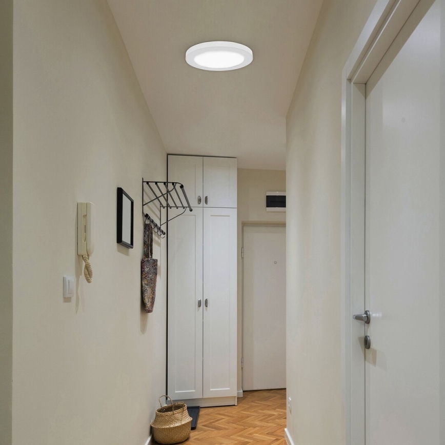 Rabalux - Plafonnier LED avec détecteur, 30W/230V, Ø 33 cm