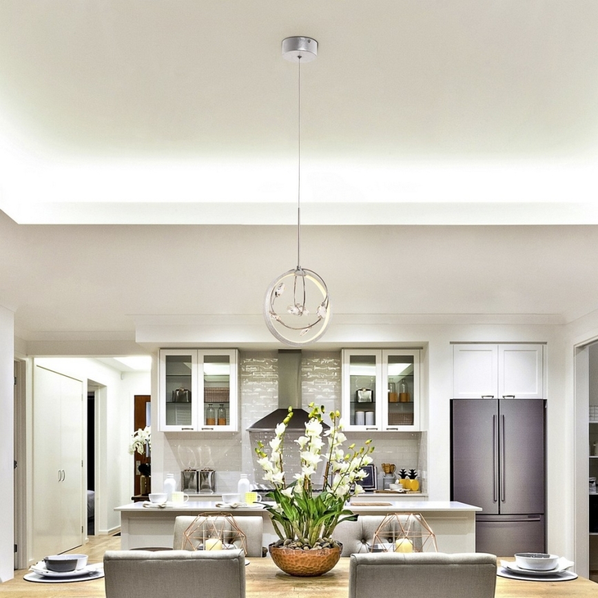 Rabalux - Lustre suspension en cristal LED avec fil LED/7W/230V