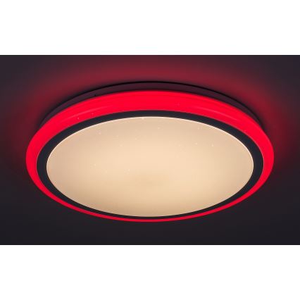Rabalux - Plafonnier LED dimmable avec télécommande RGB LED/32W/230V Ø 40 cm