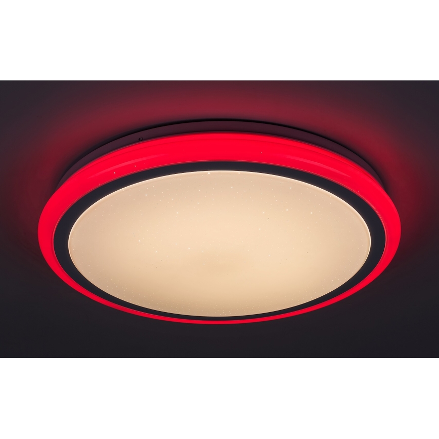 Rabalux - Plafonnier LED dimmable avec télécommande RGB LED/32W/230V Ø 40 cm