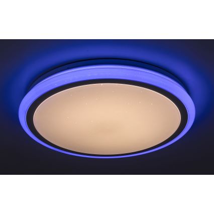 Rabalux - Plafonnier LED dimmable avec télécommande RGB LED/32W/230V Ø 40 cm