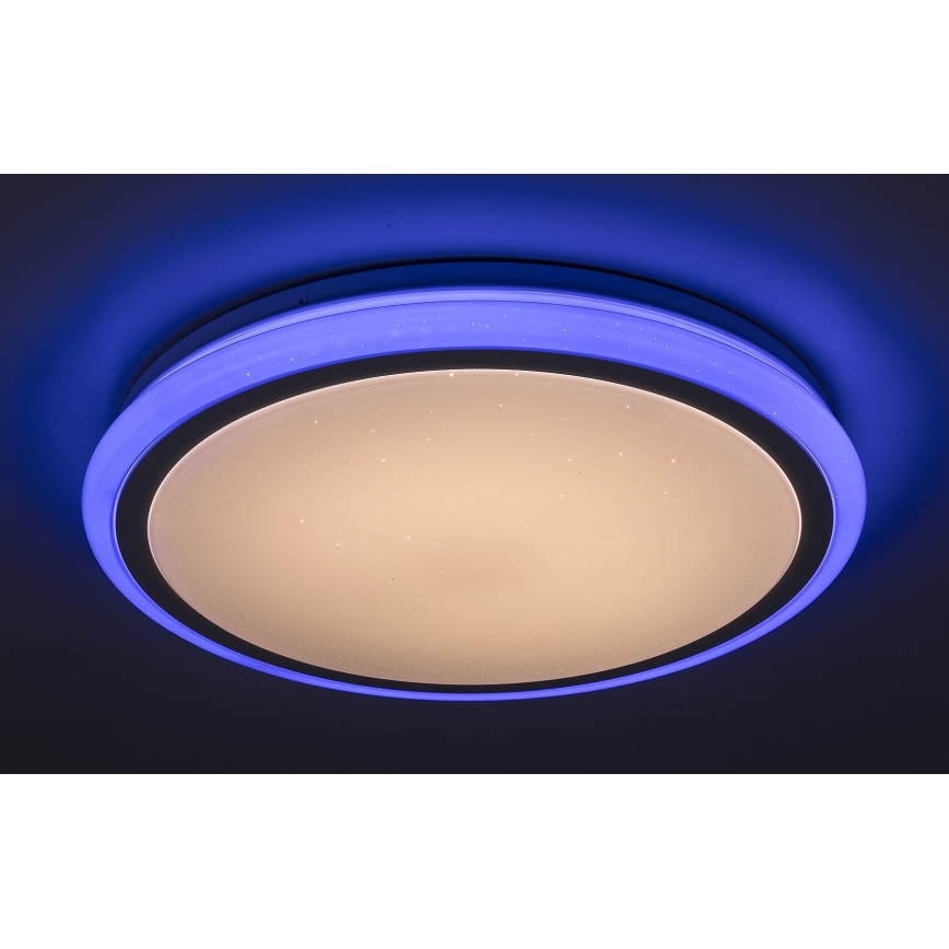 Rabalux - Plafonnier LED dimmable avec télécommande RGB LED/32W/230V Ø 40 cm