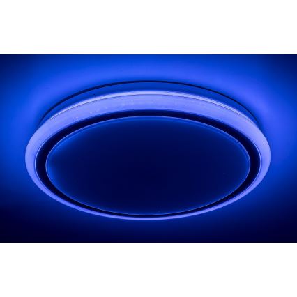 Rabalux - Plafonnier LED dimmable avec télécommande RGB LED/32W/230V Ø 40 cm