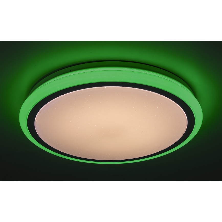 Rabalux - Plafonnier LED dimmable avec télécommande RGB LED/32W/230V Ø 40 cm