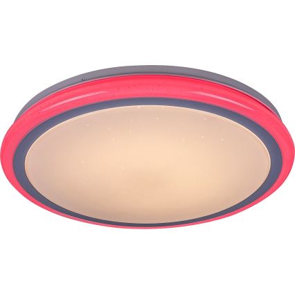 Rabalux - Plafonnier LED dimmable avec télécommande RGB LED/32W/230V Ø 40 cm