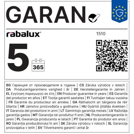 Rabalux - Plafonnier LED dimmable avec télécommande RGB LED/32W/230V Ø 40 cm