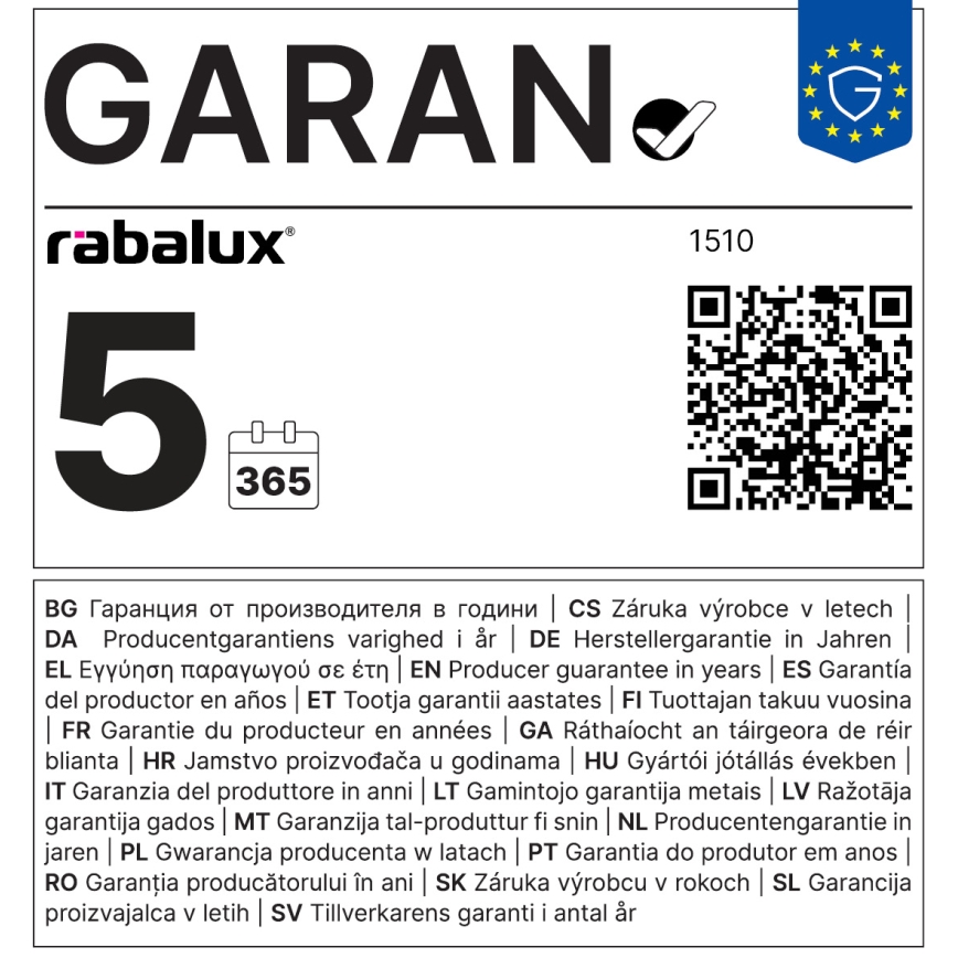 Rabalux - Plafonnier LED dimmable avec télécommande RGB LED/32W/230V Ø 40 cm
