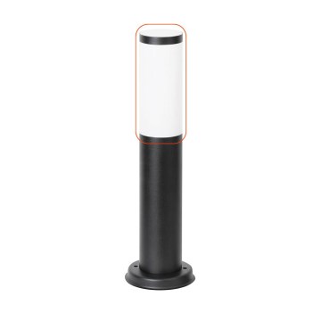 Rabalux 19607 - Abat-jour de rechange pour lampe d'extérieur BLACK TORCH E27