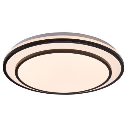 Rabalux - Plafonnier LED dimmable LED/40W/230V 3000-6500K noir Ø 49 cm + télécommande