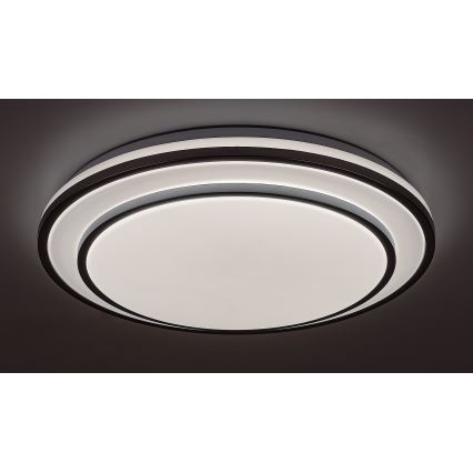Rabalux - Plafonnier LED à intensité variable LED/40W/230V 3000-6500K argenté + télécommande