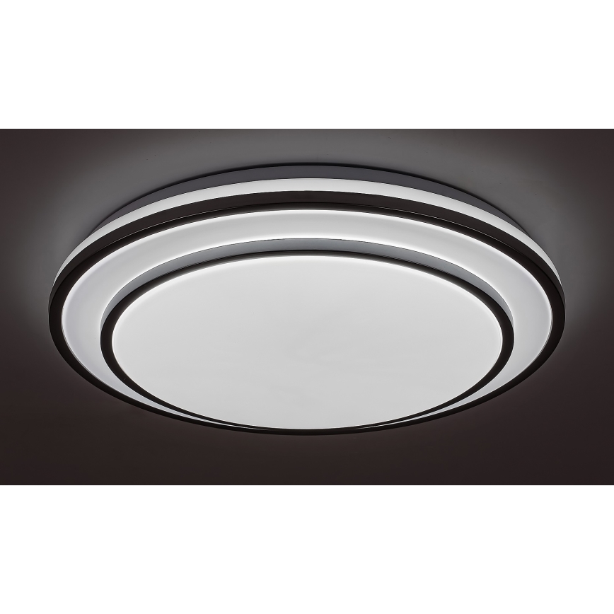 Rabalux - LED Plafonnier dimmable LED/40W/230V 3000-6500K argenté Ø 49 cm + télécommande