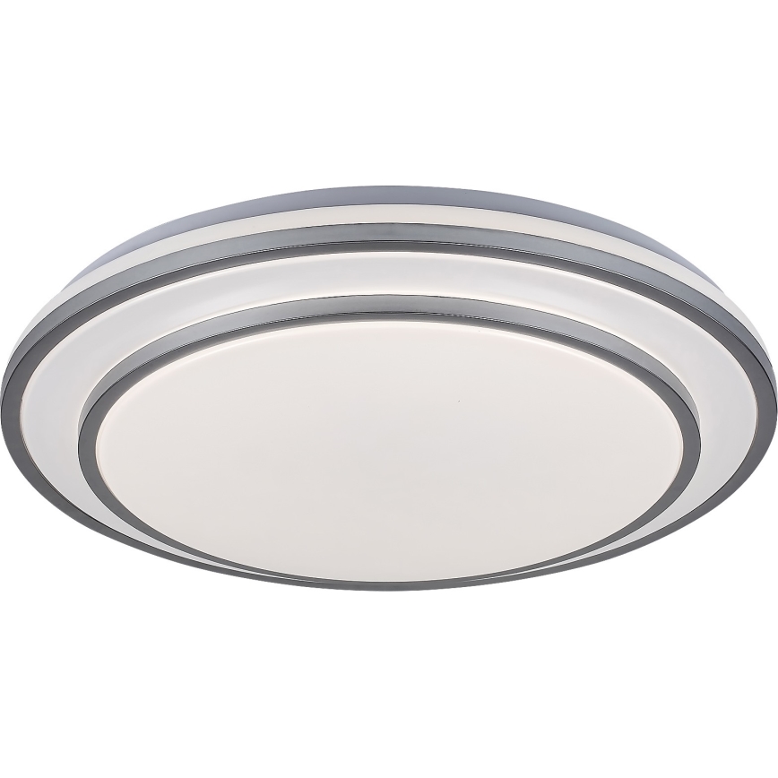 Rabalux - LED Plafonnier dimmable LED/40W/230V 3000-6500K argenté Ø 49 cm + télécommande