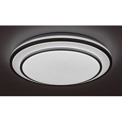 Rabalux - LED Plafonnier dimmable LED/40W/230V 3000-6500K argenté Ø 49 cm + télécommande