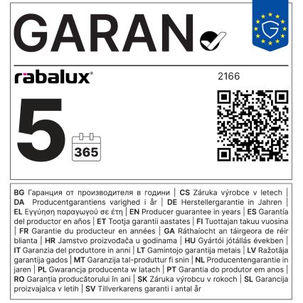 Rabalux - Luminaire miroir salle de bain LED/12W/230V 49 cm IP44