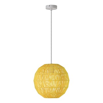 Rabalux 2222 - Lustre ARSENA 1xE27/60W/230V jaune