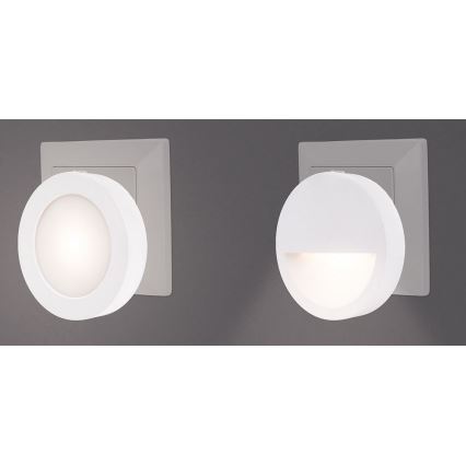 Rabalux - Veilleuse avec détecteur LED/0,5W/230V 3000K d. 65 mm