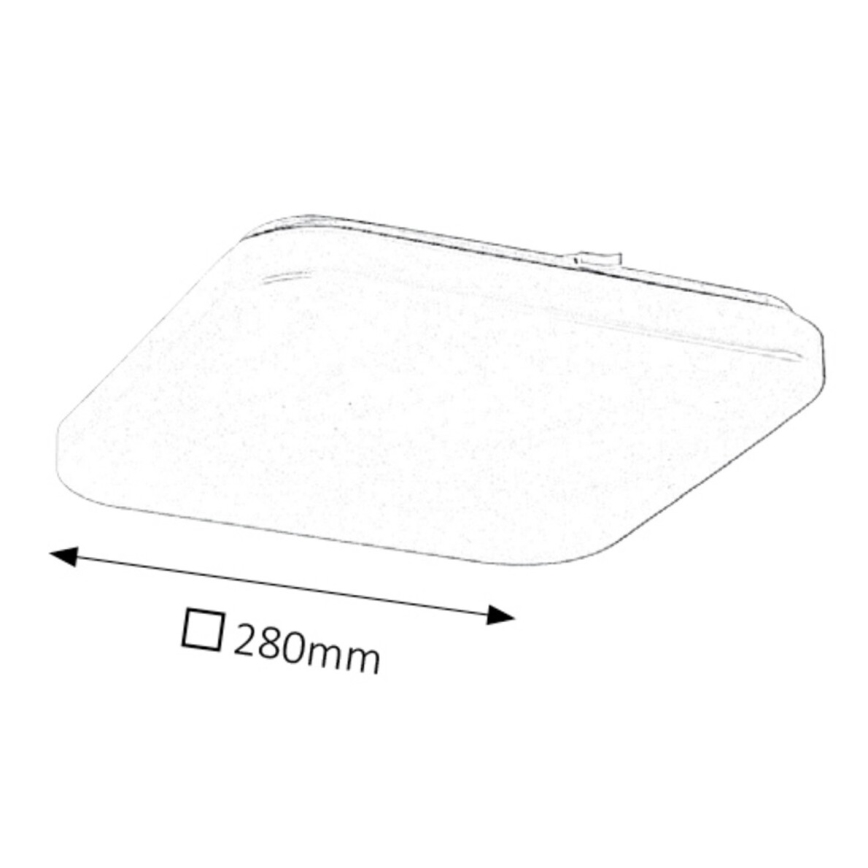Rabalux - Plafonnier 1xLED/20W/230V 28x28 cm