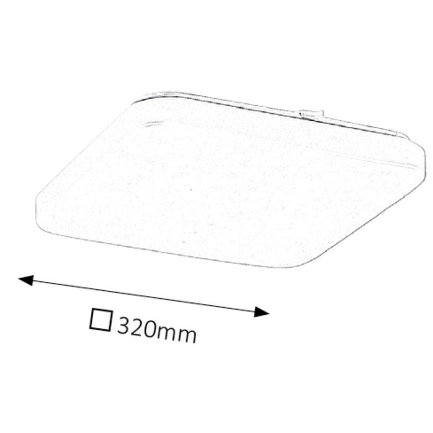 Rabalux - Plafonnier 1xLED/32W/230V 32x32 cm