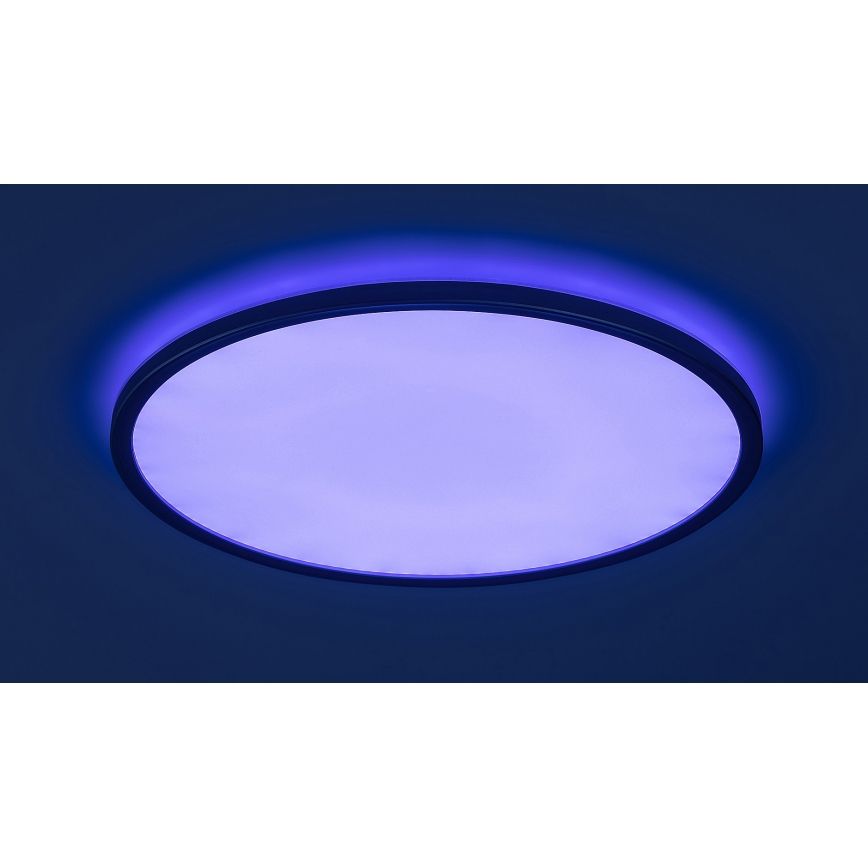 Rabalux - Plafonnier à intensité variable RGB LED/22W/230V Wi-Fi Tuya + Télécommande