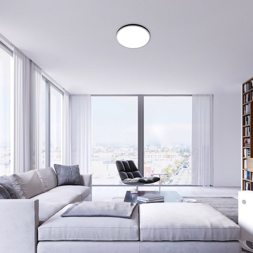 Rabalux - Plafonnier à intensité variable RGB LED/22W/230V Wi-Fi Tuya + Télécommande
