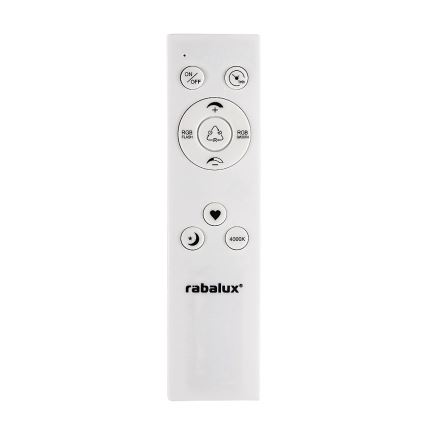 Rabalux - Plafonnier à intensité variable RGB LED/22W/230V Wi-Fi Tuya + Télécommande