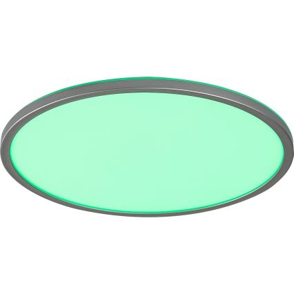 Rabalux - Plafonnier LED RGB dimmable, 22 W, 230 V, Wi‑Fi Tuya + télécommande, Ø 41,5 cm