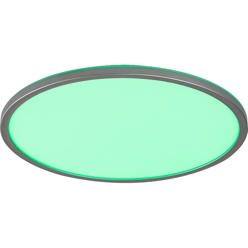 Rabalux - Plafonnier LED RGB dimmable, 22 W, 230 V, Wi‑Fi Tuya + télécommande, Ø 41,5 cm