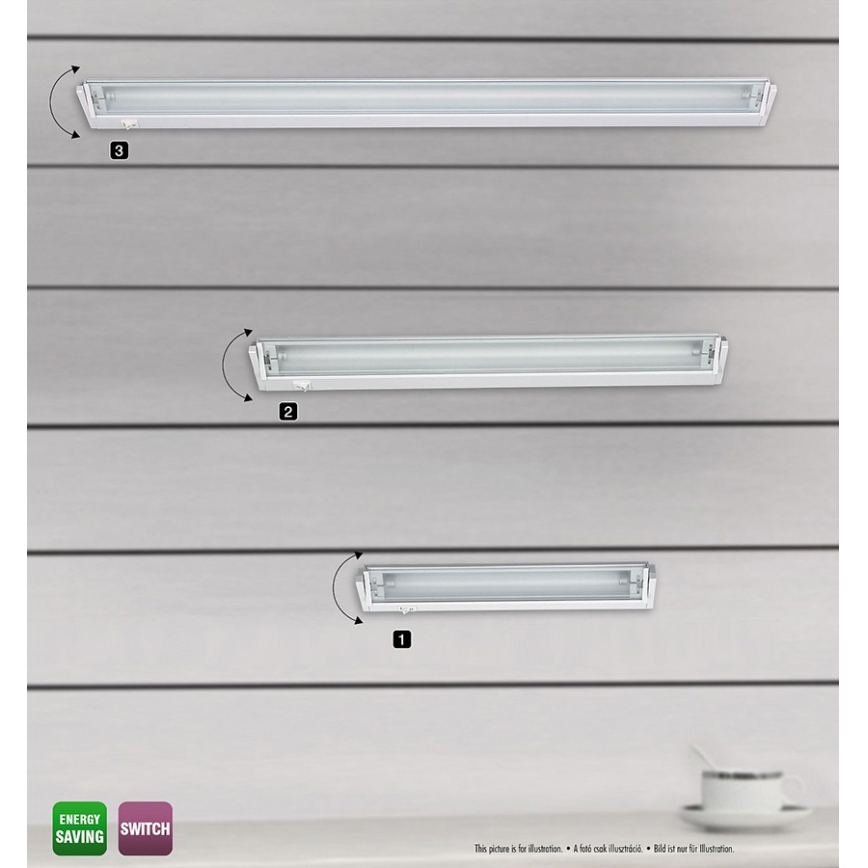 Rabalux - Lampe LED sous meubles de cuisine G5/8W/230V