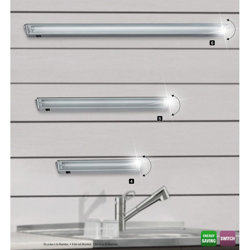 Rabalux - Réglette de cuisine 1xG5/13W/230V