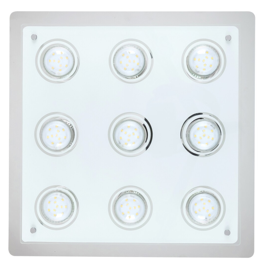 Rabalux - Plafonnier LED NAOMI 9xGU10/5W 38x38 cm