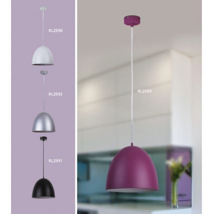 Rabalux 2590 - Lustre OLIVIA 1xE27/60W/230V