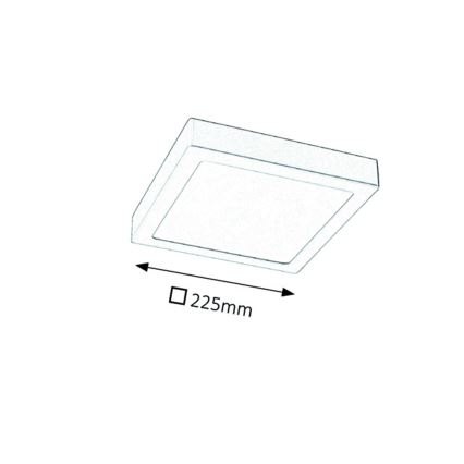 Rabalux - Plafonnier LED/18W/230V