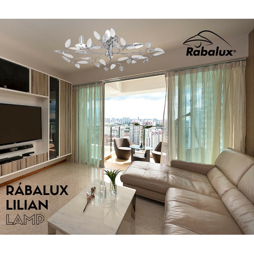 Rabalux - Plafonnier 4xE14/40W/230V 46,5x69,5 cm