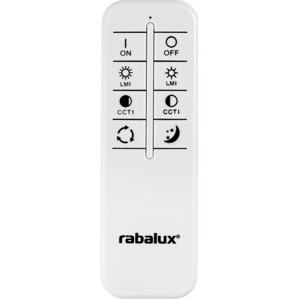 Rabalux - Plafonnier LED dimmable en saillie LED/48W/230V 3000K/4000K/6000K + télécommande 49,5x49,5 cm