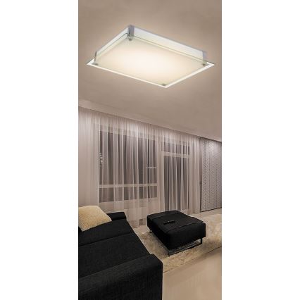 Rabalux - Plafonnier CARL LED/36W/230V 48x48 cm blanc
