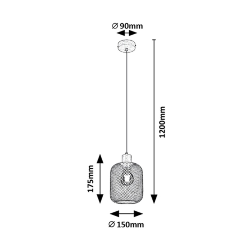 Rabalux - Suspension filaire 1xE27/60W/230V