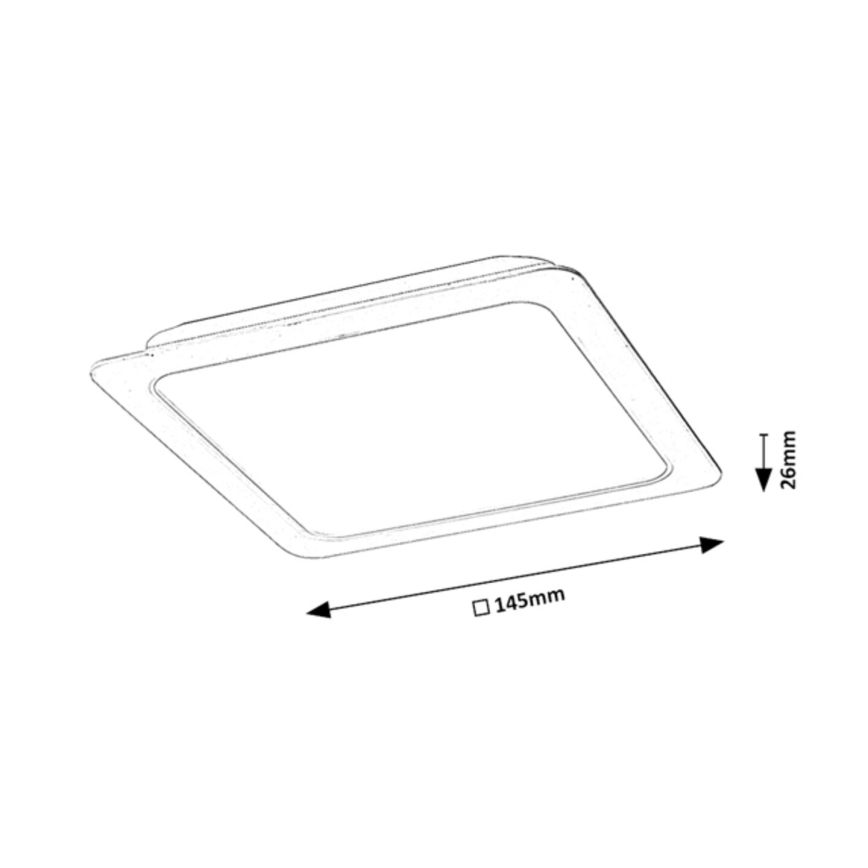 Rabalux - Luminaire encastré LED/12W/230V 14,5 cm