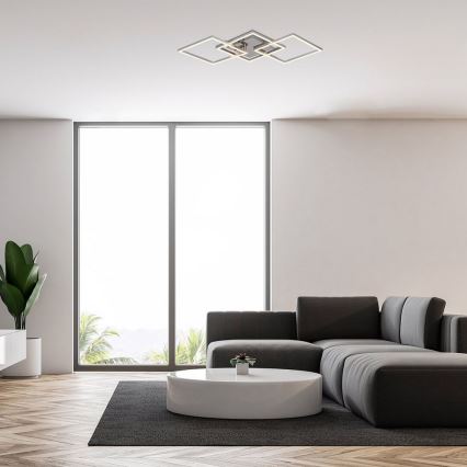 Rabalux - Plafonnier LED/43W/230V chrome brillant 37x76,5 cm