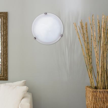 Rabalux - Plafonnier 1xE27/60W/230V en verre albâtre