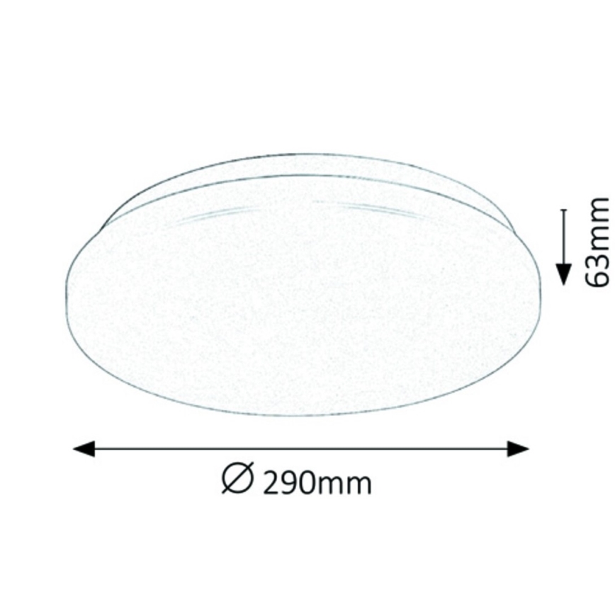 Rabalux - Plafonnier 1xLED/20W/230V d. 29 cm