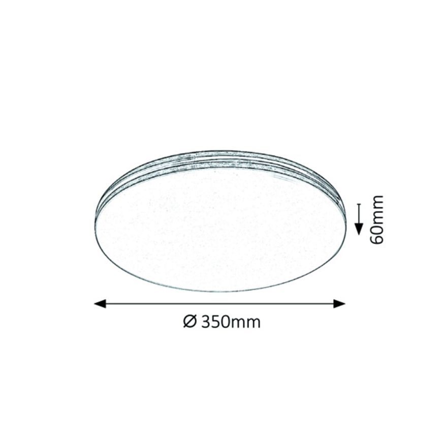 Rabalux - Plafonnier LED/18W/230V