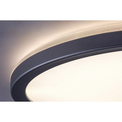 Rabalux - Plafonnier LED pour salle de bains, 15 W/230 V, IP44, Ø 28 cm