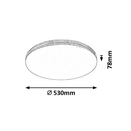 Rabalux - Plafonnier LED LED/36W/230V rond